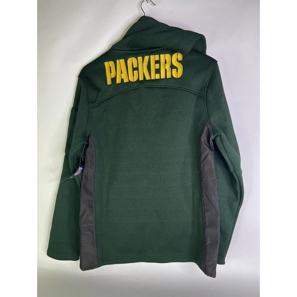 Green Bay Packers NFL Ultra Game Full Zip Hoodie Jacket Mens Size S